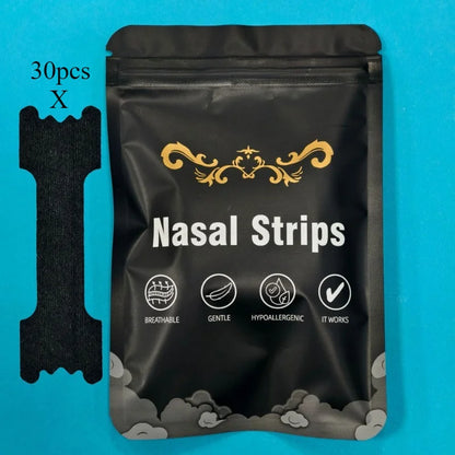 30pcs Enhanced Adhesion Sports Nasal Strips – Breathable & Comfortable Design,Suitable for Sports & Sleep Beauty World Shop