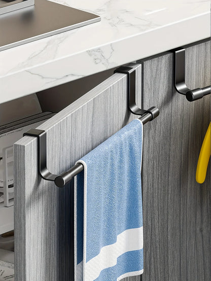Wall Mounted Kitchen Cabinet Towel Rack - A Space Saving Cloth Rack Suitable for Homes and Bathrooms,No Drilling Required Beauty World Shop