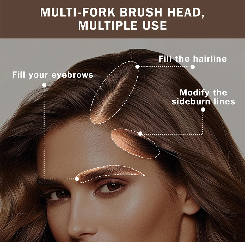 Waterproof Hairline & Root Concealer Pen – Instant Grey Coverage with Easy Blend Powder Stick for Normal Hair Beauty World Shop