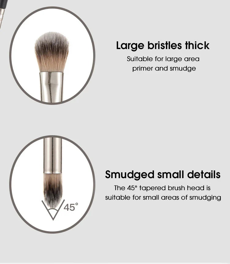 Double-headed painting eyeshadow brush novice makeup brush soft hair does not eat powder natural dizzy dye easy makeup Beauty Trend Shop
