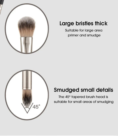 Double-headed painting eyeshadow brush novice makeup brush soft hair does not eat powder natural dizzy dye easy makeup Beauty Trend Shop