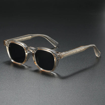 New Polarized Sunglasses Unisex Metal Core CP Square Sun Glasses Rivets Women Shades Driving Glasses Beauty World Shop