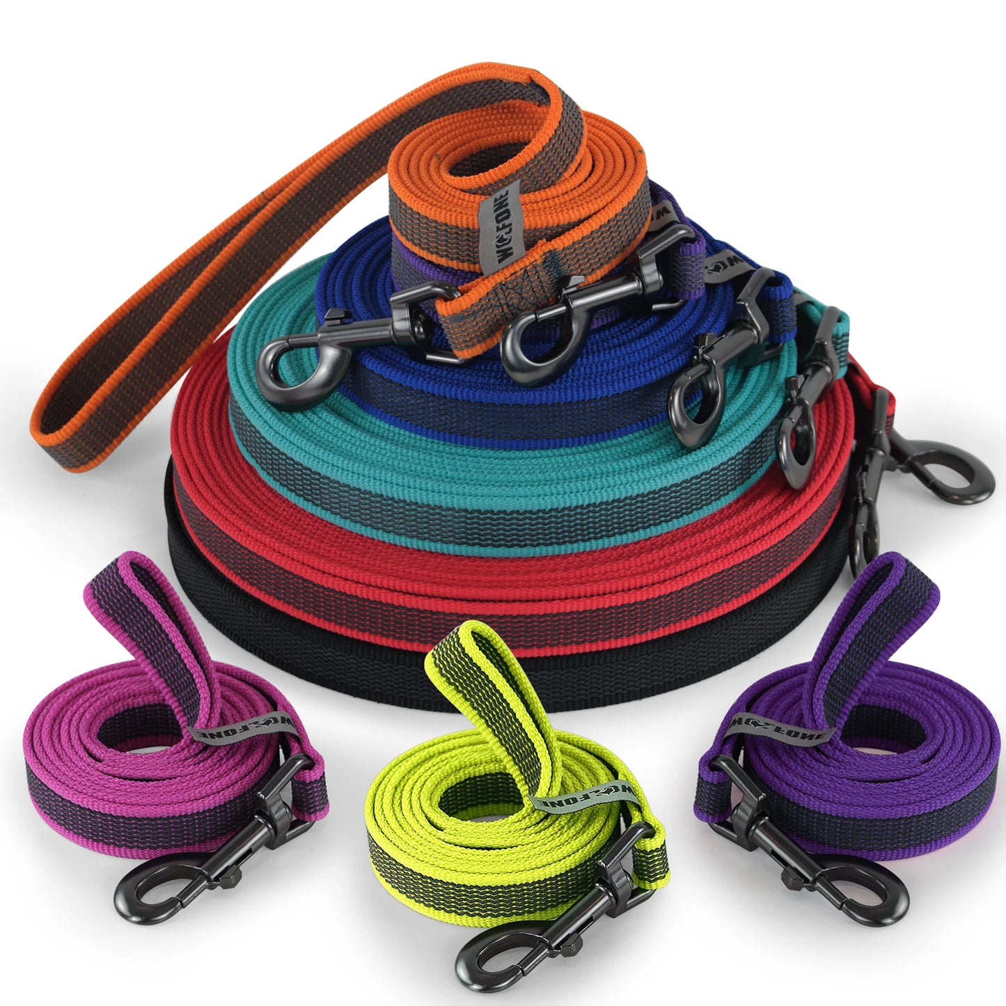 1.5M 5M 10M 15M Medium small Long Dog Leash 10M Latex Silk Easy and Convenient Training Big Dog Leashes