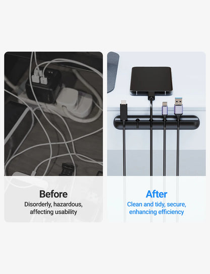 Adhesive Cable Holder Clips Cord Management Wire Organizer for Desktop USB Charging Cable Nightstand Power Cord Mouse Cable Beauty World Shop