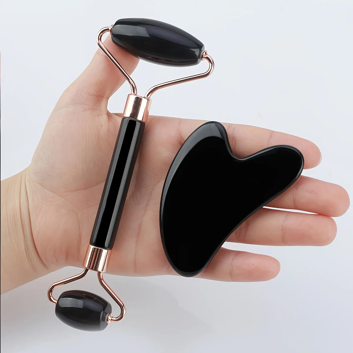 3pcs Ice Face Roller Facial Skincare Ice Roller Set,Facial Roller GuaSha FaceTool Set,Face Massage Roller Lifting Contouring Beauty World Shop