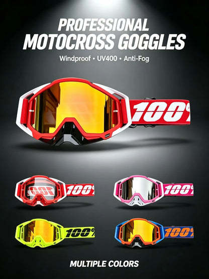 Off-road Goggles Motocross Glasses Motorcycle Sunglasses Man MTB ATV Mask Windproof Protection Skiing Cycling Racing Goggles Beauty World Shop