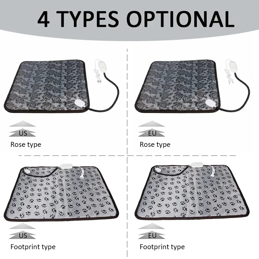 Winter Pet Heating Blanket Waterproof Wearable Wear Resistant Temperature Warm Cat Dog Mattress Indoor Heating Pad Pet Supplies Beauty World Shop