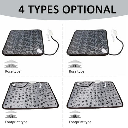 Winter Pet Heating Blanket Waterproof Wearable Wear Resistant Temperature Warm Cat Dog Mattress Indoor Heating Pad Pet Supplies Beauty World Shop