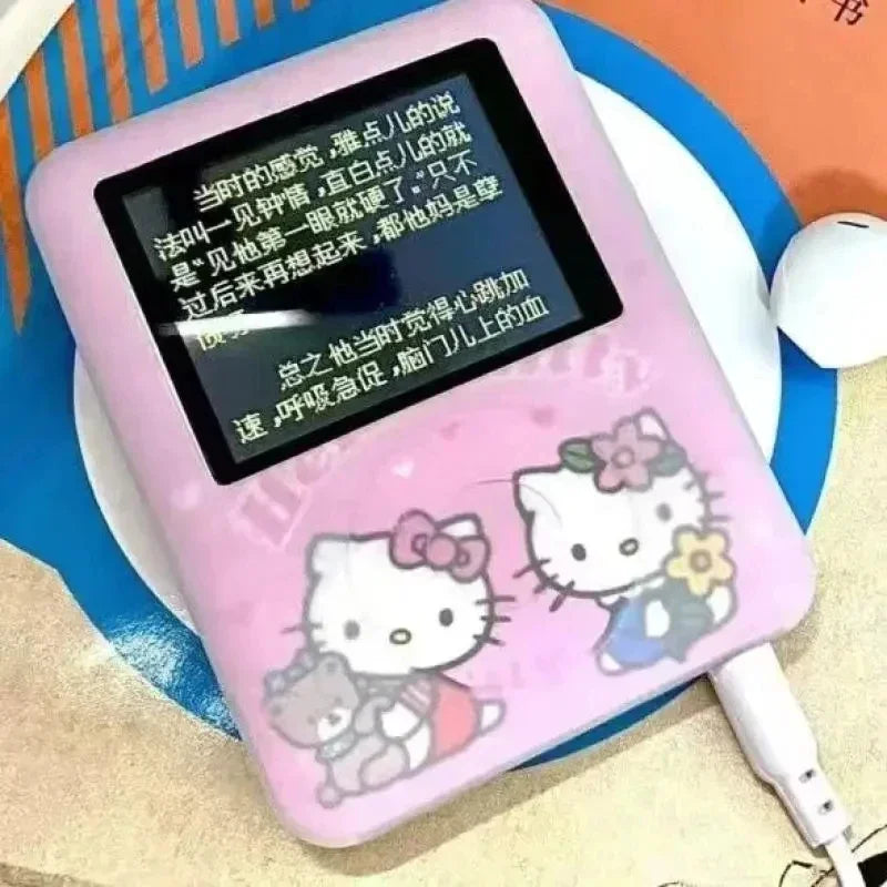 kawaii hello kitty Student MP3 Cartoon anime Portable mini music Walkman sports companion Sound can be played externally new Beauty World Shop
