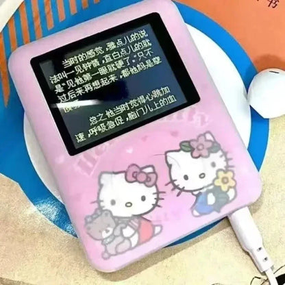 kawaii hello kitty Student MP3 Cartoon anime Portable mini music Walkman sports companion Sound can be played externally new Beauty World Shop