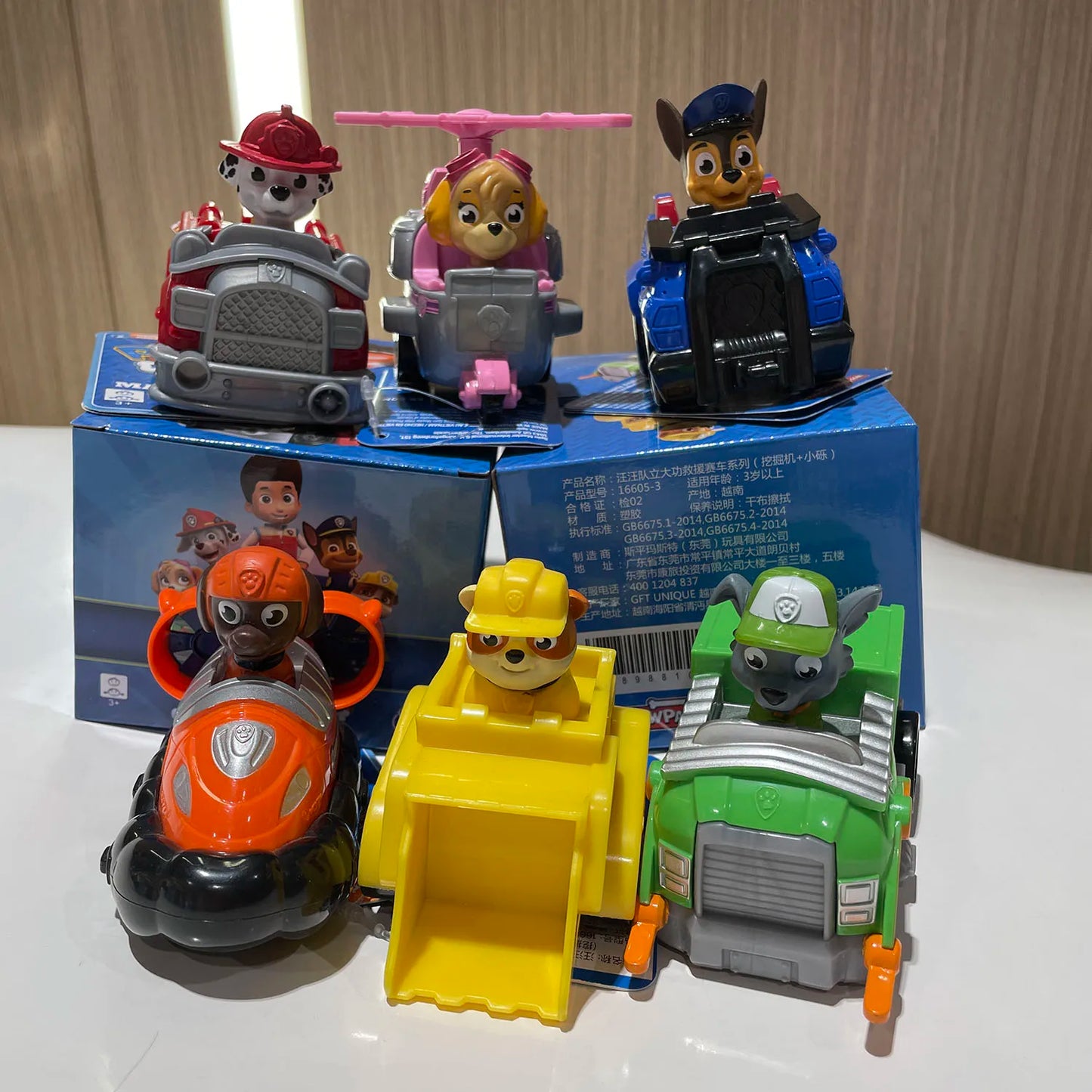 Genuine Paw Patrol 8-9CM Ryder Chase Skye Zuma Rocky Patrollers Anime Doll Action Figures Rescue Team Kids Birthday Gift Toy Beauty World Shop