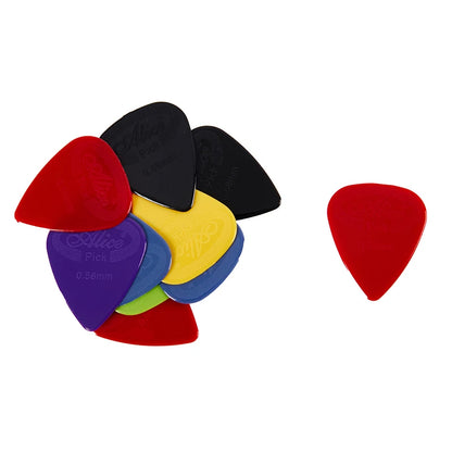 10pcs Alice Guitar Pick Non-slip Pick Nylon With Raised Surface Alice Guitar Finger Piece Non-slip Black And White Nylon Tuner Beauty World Shop