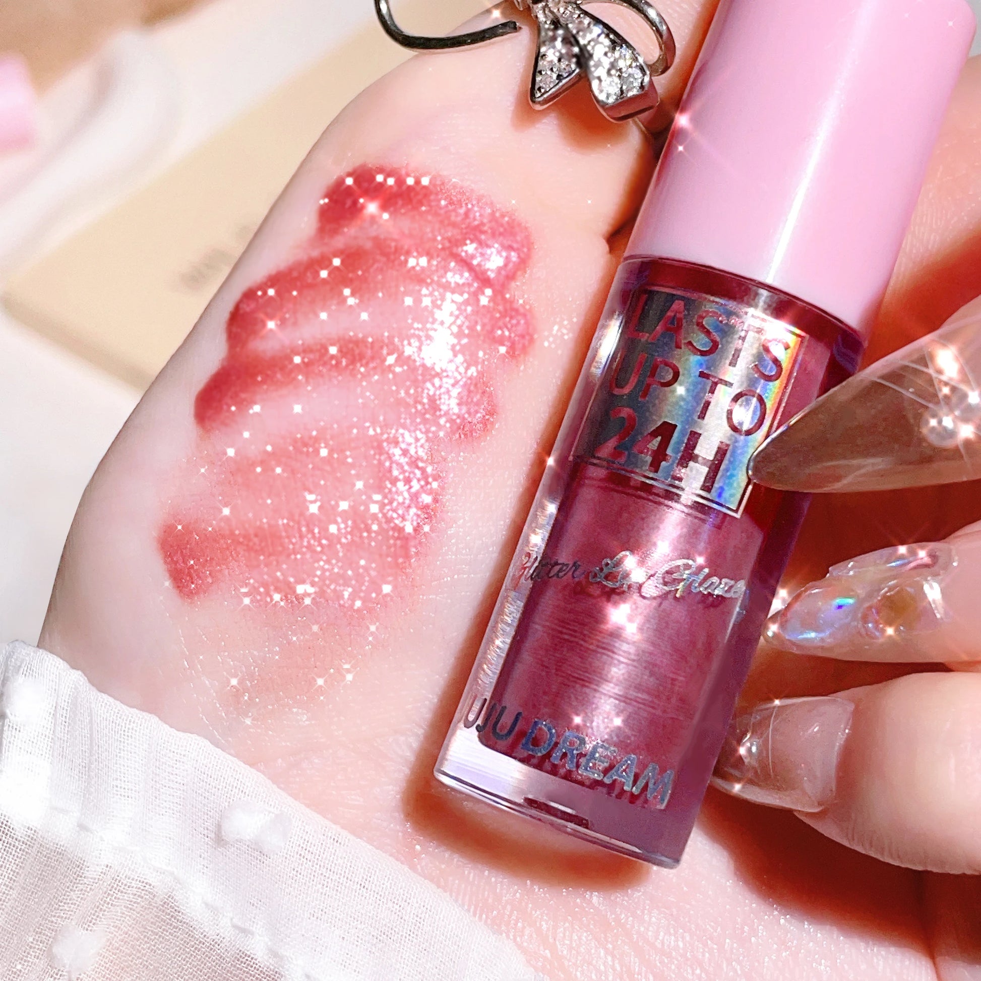 Sparkling Gloss Lip Balm – Water-Gloss Mirror Finish, Moisturizing, Hydrating, Non-Sticky, Cup-Proof, Plump Lips Beauty World Shop
