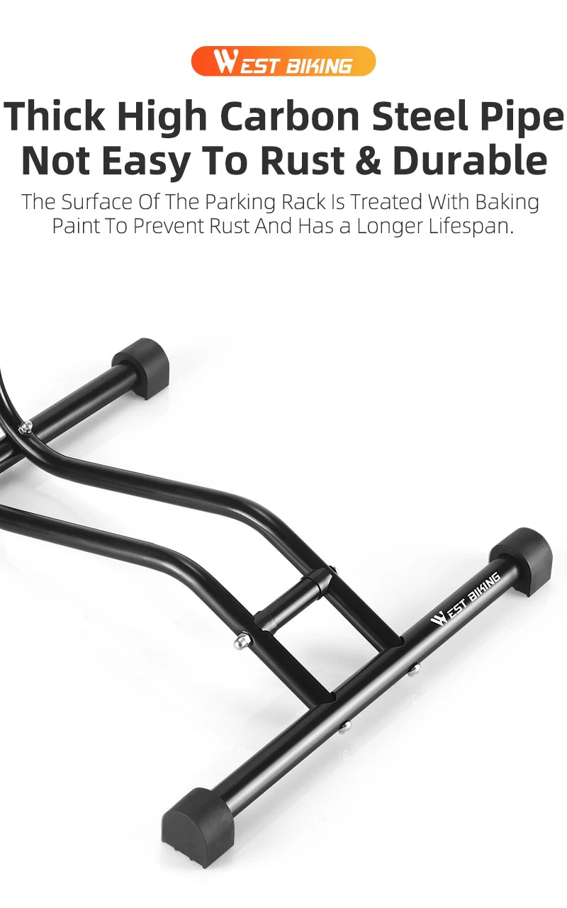 WEST BIKING 3 In 1 Bicycle Parking Rack Multifunctional Bike Indoor Garage Storage Stand MTB Road Bike Maintenance Repair Stand Beauty World Shop