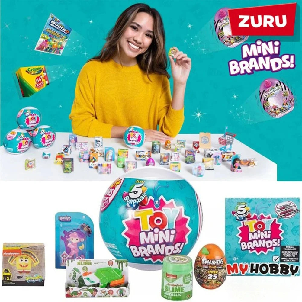 Zuru Mini Brands Toys 5 Surprise Mini Brands Toy Original Supermarket Miniature Toy  Miniature Toys Mystery Blind Box Series 1 Beauty World Shop