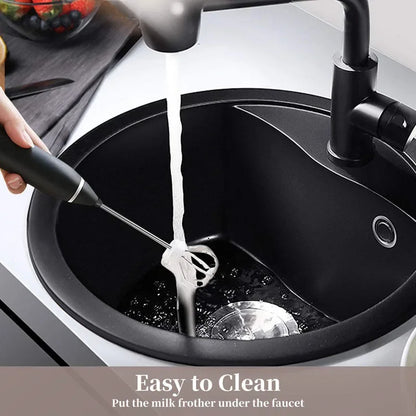 Portable Electric Milk Frothers Handheld Blender USB Mini Coffee Maker Whisk Mixer Cappuccino Cream Egg Beater Food Blender Beauty World Shop