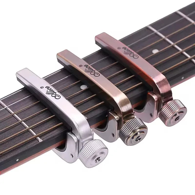 Alice Guitar Capo Adjustable Roller Metal Perfect Quick Change Tune for Electric Acoustic Guitar, Bass, Violin, and Ukulele Beauty World Shop
