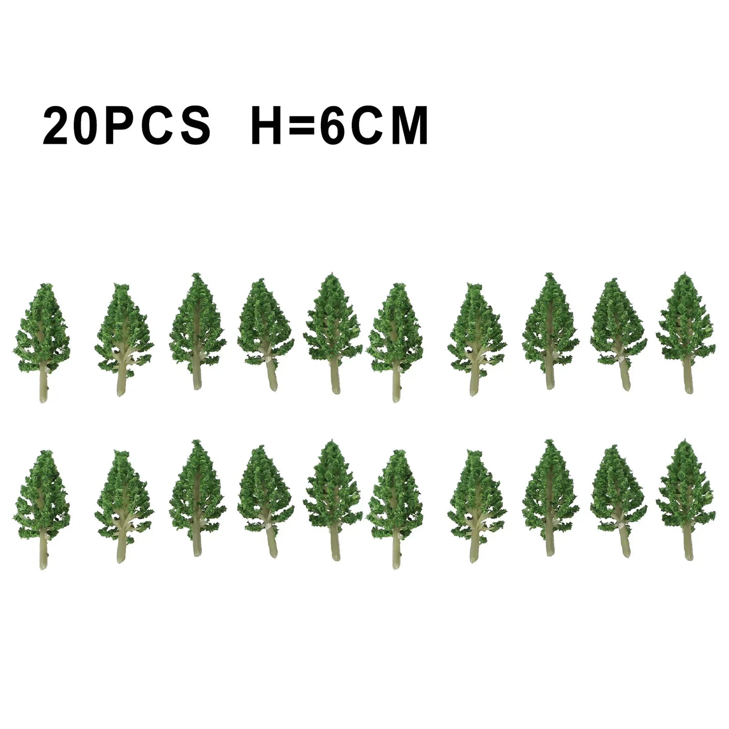 10/20/30pcs Fake Trees Artificial Miniature Tree Scenery Railroad Decoration Building Landscape Accessories DIY Diorama Garden Beauty World Shop