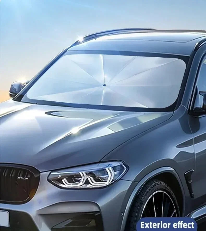 Car Sunshade Umbrella For Auto Shading Car Sun Shade Protector Parasol Summer Sun Interior Windshield Protection Curtain Beauty World Shop