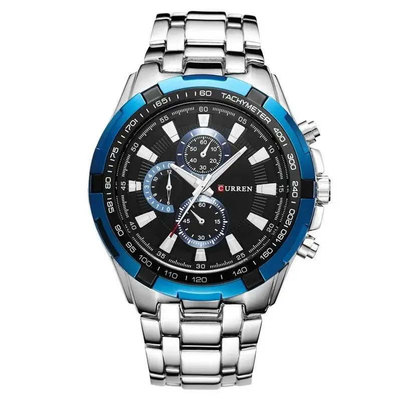 CURREN 8023 Quartz Watch Men Waterproof Sport Military Watches Mens Business Stainless Steel Wristwatch Male Clock reloj hombre Beauty World Shop