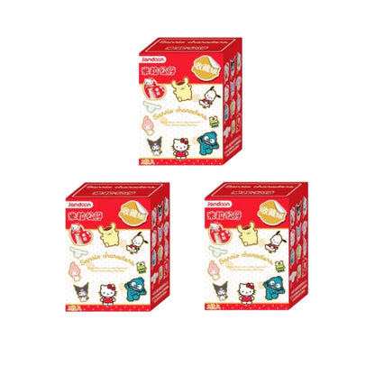 Sanrio Characters Sanrio Family Mini Figurine Series Blind Box Mini Doll Kt Cat Melody Kuromi Office Desktop Decoration Toy Gift Beauty World Shop