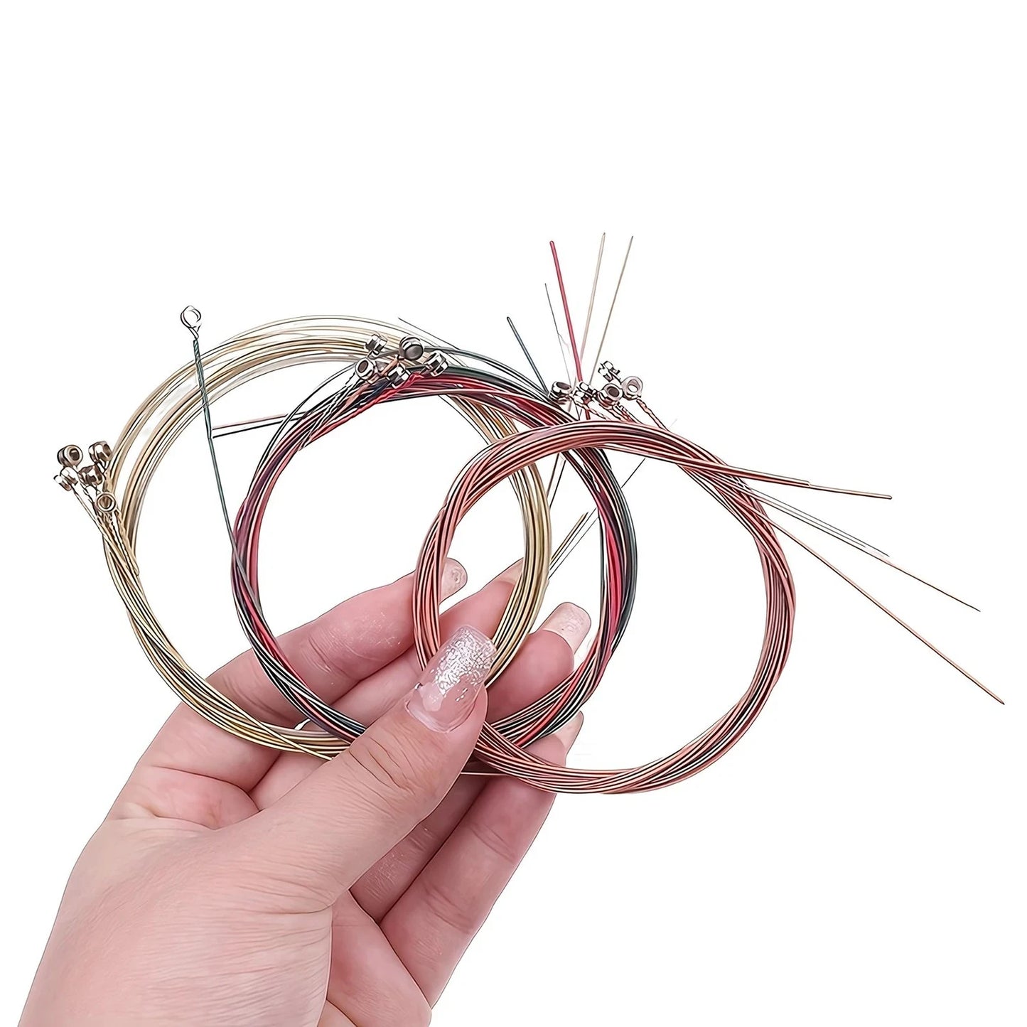 6Pcs/Set High-Quality Acoustic Guitar Strings - Replacement Guitar Strings, Premium Guitar Accessories Beauty World Shop