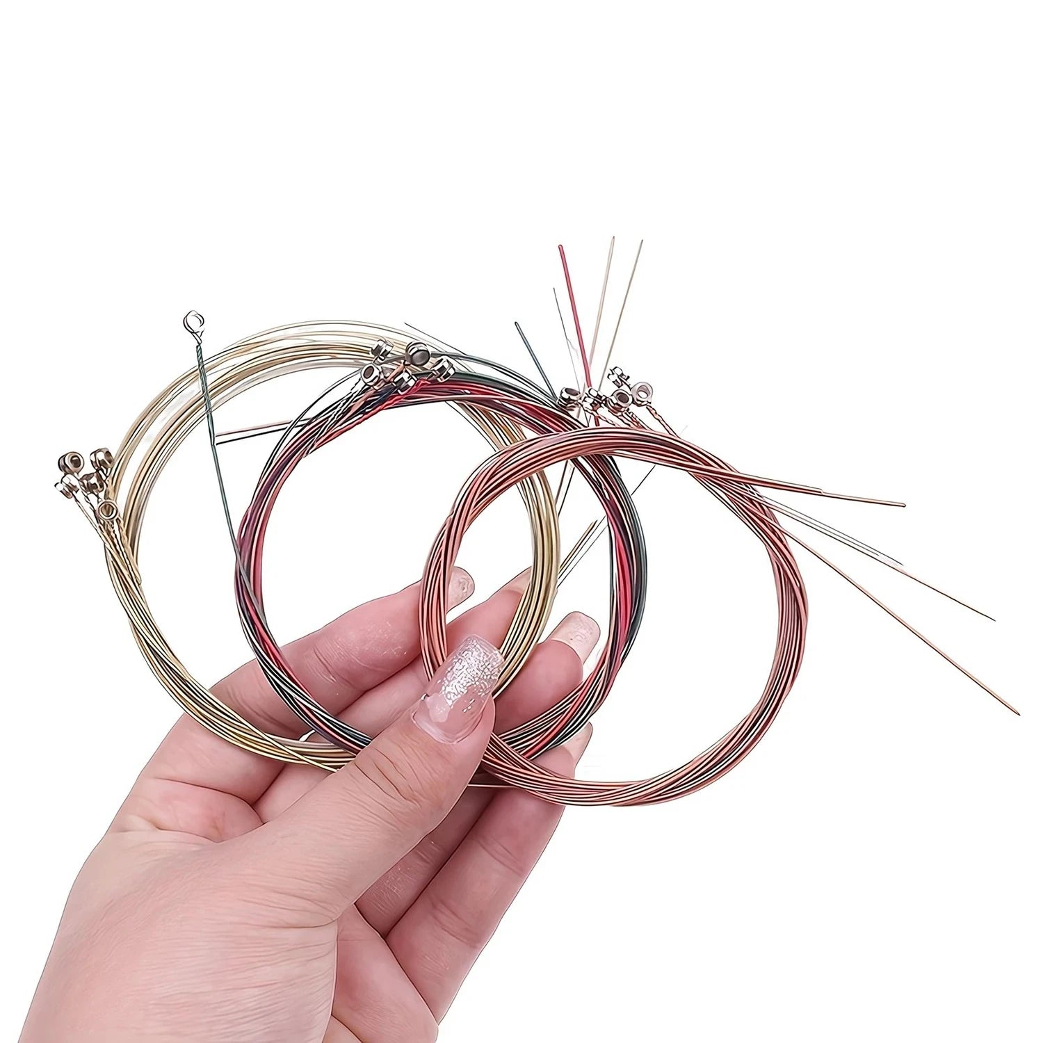6Pcs/Set High-Quality Acoustic Guitar Strings - Replacement Guitar Strings, Premium Guitar Accessories Beauty World Shop