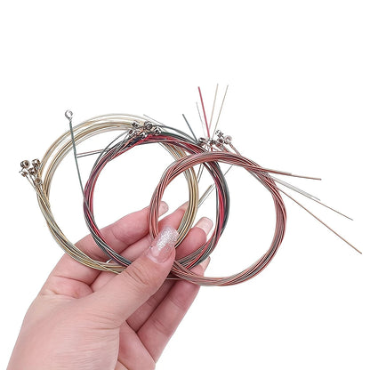 6Pcs/Set High-Quality Acoustic Guitar Strings - Replacement Guitar Strings, Premium Guitar Accessories Beauty World Shop