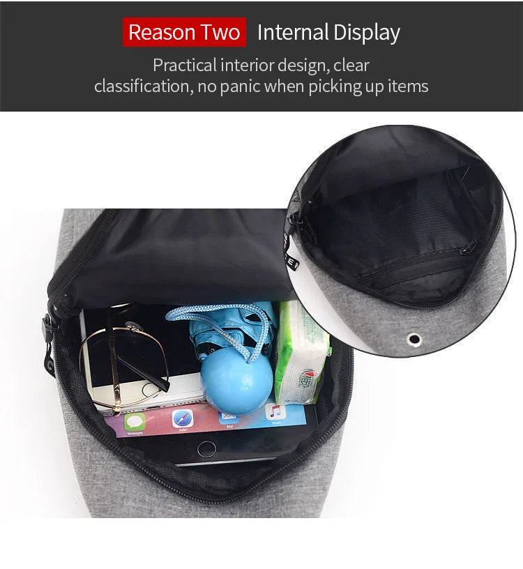 Men's Waterproof Large Capacity Fanny Pack, Adjustable Strap For Outdoor Activities, Travel Running, Hiking, And Cycling Beauty World Shop