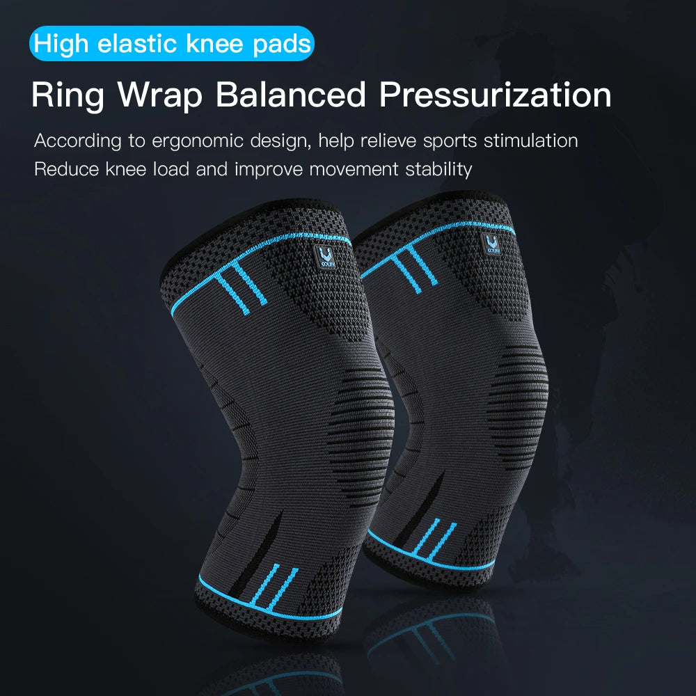 Professional Knee Support Compression Knee Sleeve Anti Slip Silicone Knee Braces for Knee Pain Meniscus Tear Beauty World Shop