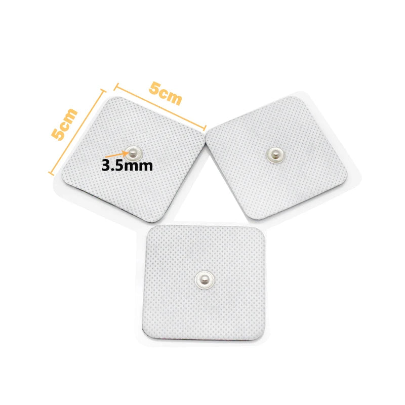 5*5cm  Unit Replacement Pads Non-woven Self Adhesive for  Patches Digital Machine Massager Body Massager Sticker Beauty World Shop
