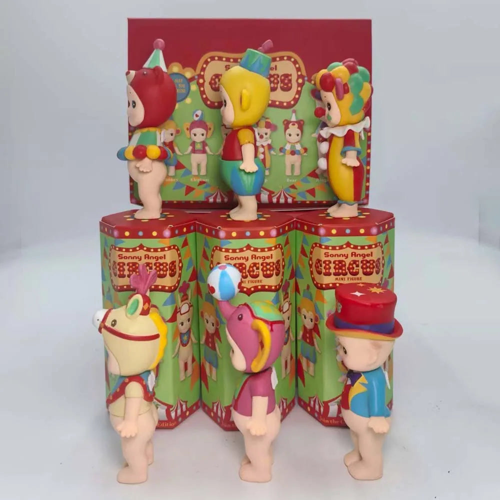 Sonny Angel Circus Series Blind box Action Figures Cute Mysterious Surprise Toy Anime Model Doll Child Christmas Gift Beauty World Shop