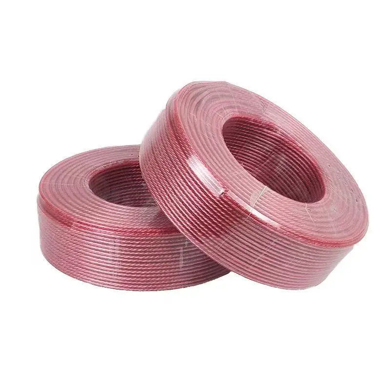 DIY Loud Audio Cable Hi-Fi Audio Cable Oxygen Free Copper Audio Wire for Amplifier Home theater KTV DJ System Beauty World Shop