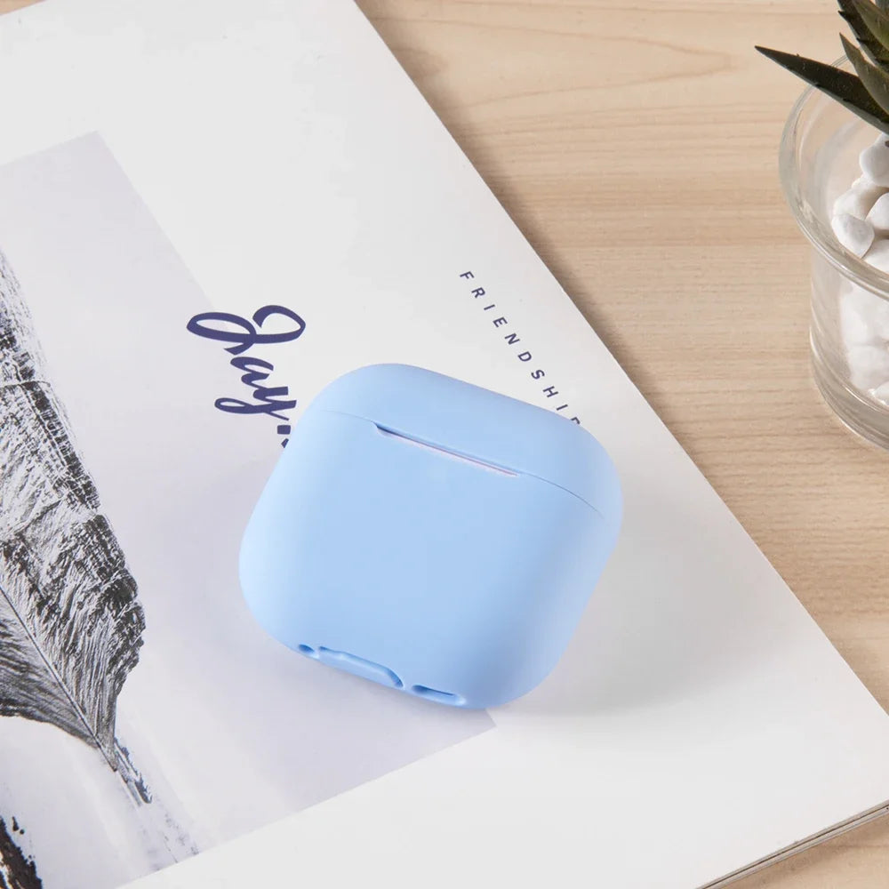 Funda For AirPods 4 Wireless Bluetooth Earphone Silicone Cover Case Ultra-Thin Skin For Apple Airpods 4 4th Generation Cases