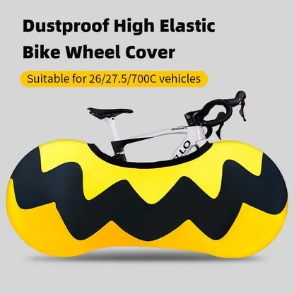 High Elastic Dustproof Road Bicycle Wheel Cover Waterproof MTB Cover Wear-resistant Bicycle Cover Bike Accessories Beauty World Shop
