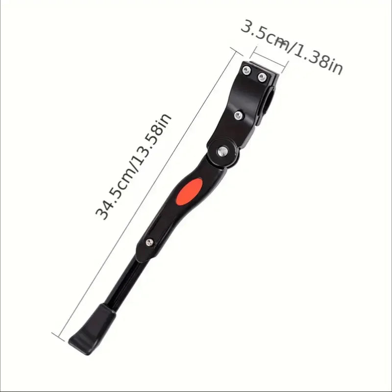 Aluminum Alloy Kickstand, Bicycle Rear Bracket Adjustable Length, MTB 26 Inch Bicycle Side Support Beauty World Shop
