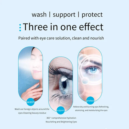 Electric Eye Massager with Nano Steam Hot Compress  and Moisturizing Spray Eye Massage Device for Eye Fatigue Relief and Care Beauty World Shop