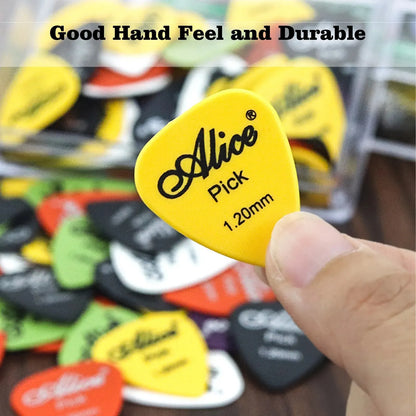 Multicolor Guitar Picks 50/100 Pieces Mixed ABS Premium Plastic Guitar Picks for Acoustic Electric Guitars Bass Or Ukulele Beauty World Shop