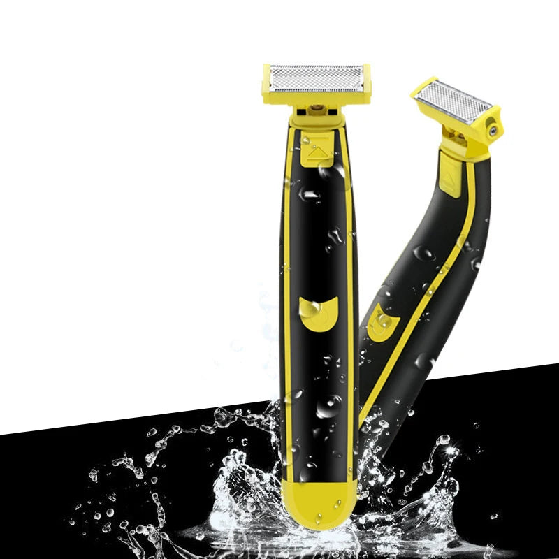 XMSJ Electric Shaver Wet and Dry Razor Double-sided Blade USB Rechargeable Portable Travel T-Shaped Hair Beard Trimmer Beauty World Shop