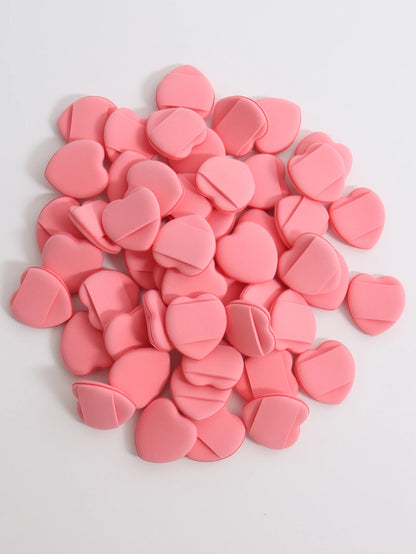 50 Mini Finger Cushions Air Cushion Powder Puff, Latex Free Mixed Sponge and Cosmetic Puff Is Used for Liquid Foundation Make- Beauty World Shop