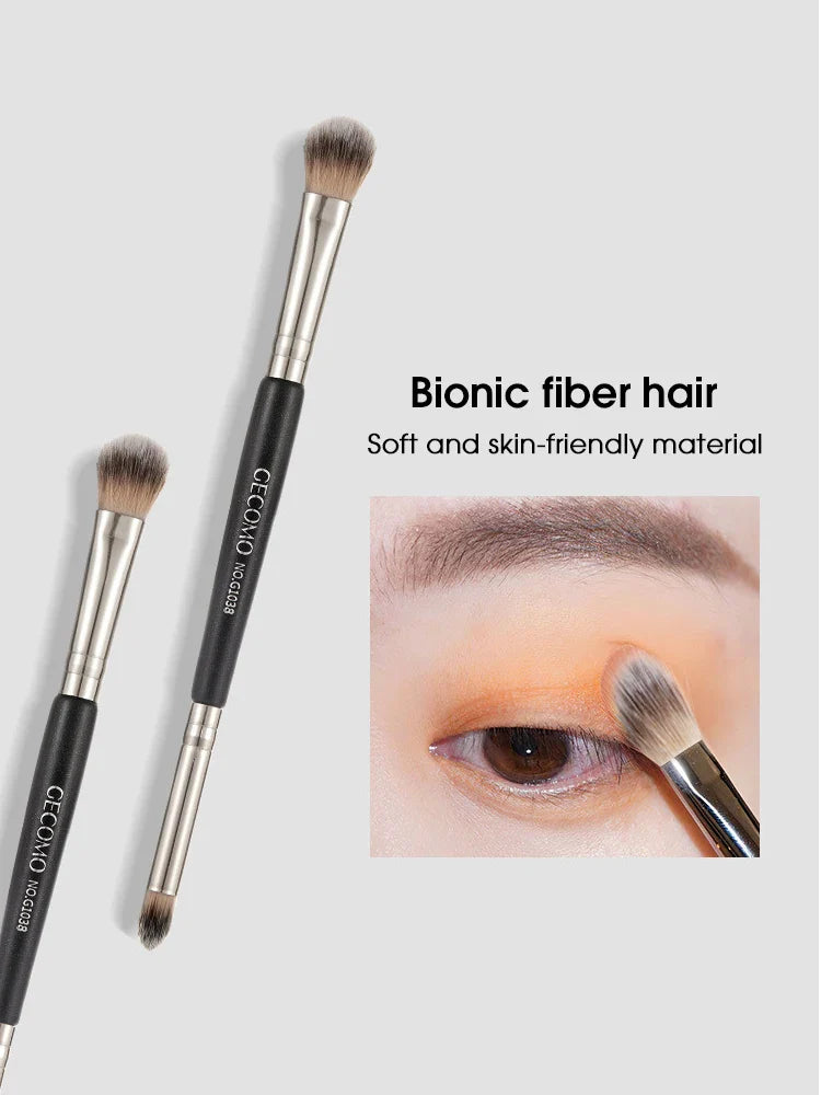 Double-headed painting eyeshadow brush novice makeup brush soft hair does not eat powder natural dizzy dye easy makeup Beauty Trend Shop