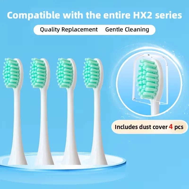 Replacement Toothbrush Head For Philips HX2033/HX2421/ HX2431/HX2451/HX2461/HX2471/HX2023 With Cover Brush Head Free Shipping Beauty World Shop
