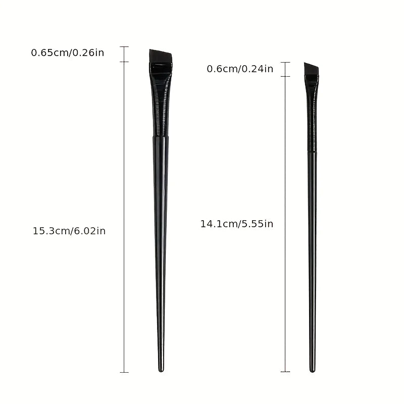 2PCS blade eyeliner brush superfine eye contour makeup brush fine eyeliner Beauty World Shop