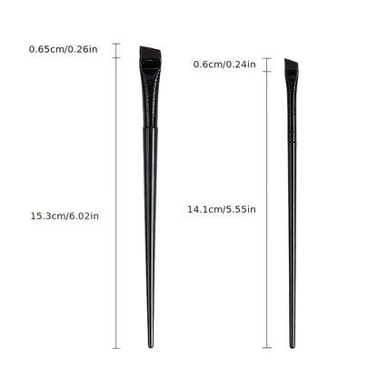 2PCS blade eyeliner brush superfine eye contour makeup brush fine eyeliner Beauty World Shop