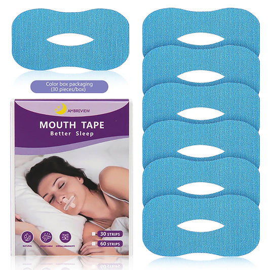 10/30Pcs 30Pcs Anti Snoring Sleep Strips Sticker Gentle Less Mouth Seal Tape Stop Snore Mouth Correction Sticker Tape Beauty World Shop