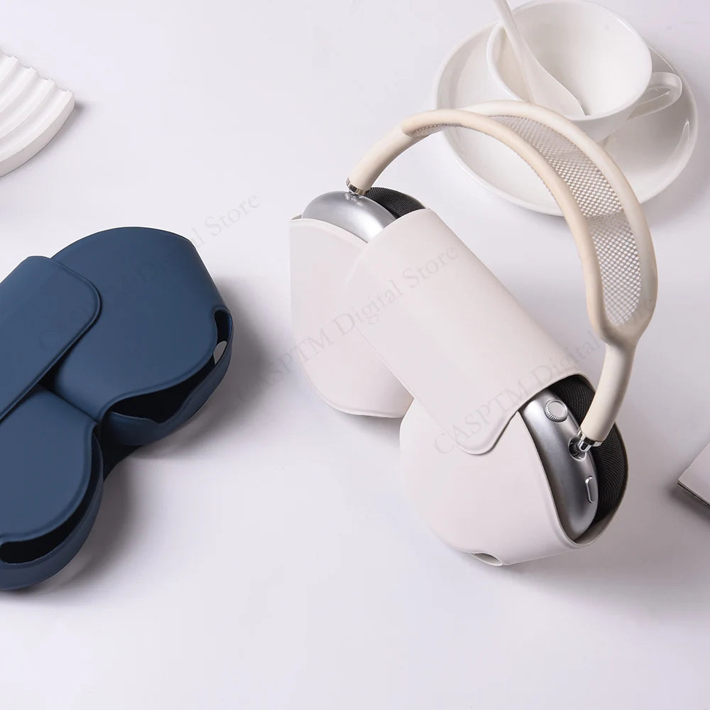 Luxury PU Headphones Cover For AirPods Max Case Anti-scratch Waterproof Protective Headset Cases For Apple AirPods Max Shell