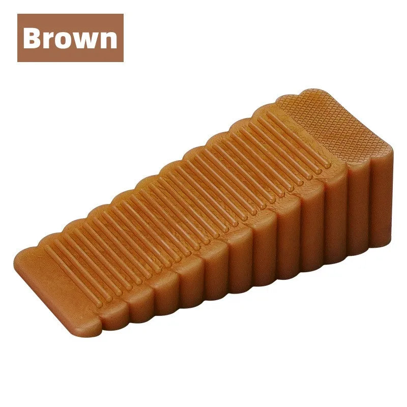 Safety Silicone Door Stop Stoppers Block Wedge Doorstops Door Stopper Home Office Door Rear Retainer Anti-collision Stop Beauty World Shop