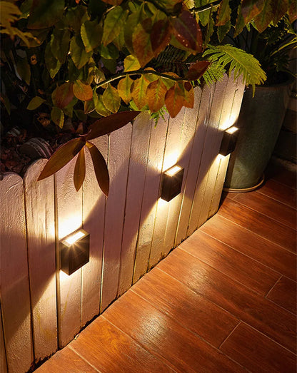 Solar LED Outdoor Light Solar Lighting Sensor Lamp Streetlights Exterior Garden Decoration Garland Waterproof Solar Wall Light Beauty World Shop