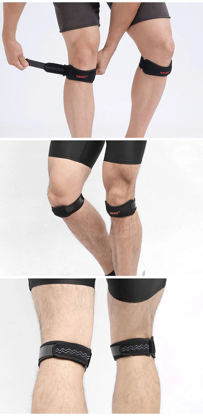 AOLIKES 1PCS Knee Braces for Knee Pain,Patella Knee Support Strap,Adjustable Patellar Tendon Stabilizer Band for Basketball Beauty World Shop