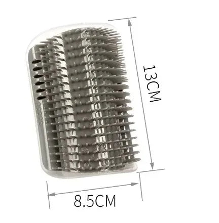 Cat Corner Brush Comb Massager for Cat Arch Plastic Scratcher Remove Hair Comb Grooming with Catnip Cat Self Cleaning Cat Supply Beauty World Shop